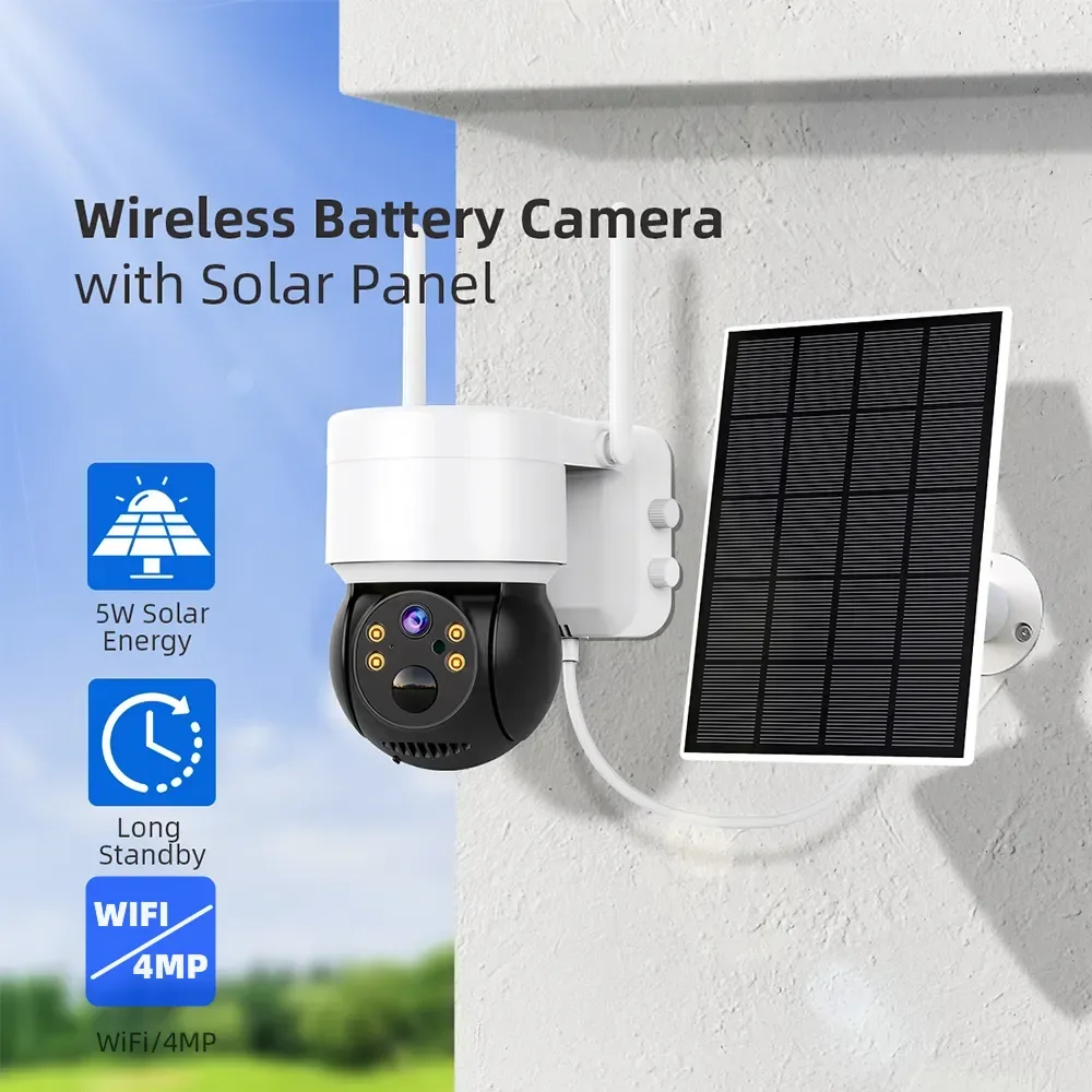 WIFI Solar Camera 2MP PIR Huma - Smart Home Cctv reseña y precio