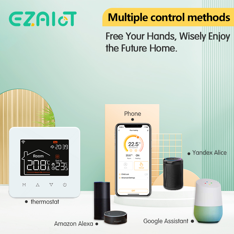 Smart WiFi Thermostat for Elec - Smart Home Yandex reseña y precio