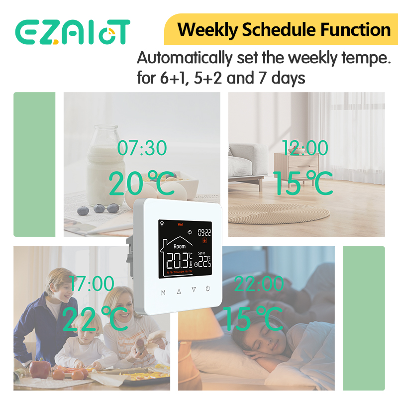 Smart WiFi Thermostat for Elec - Smart Home Yandex reseña y precio