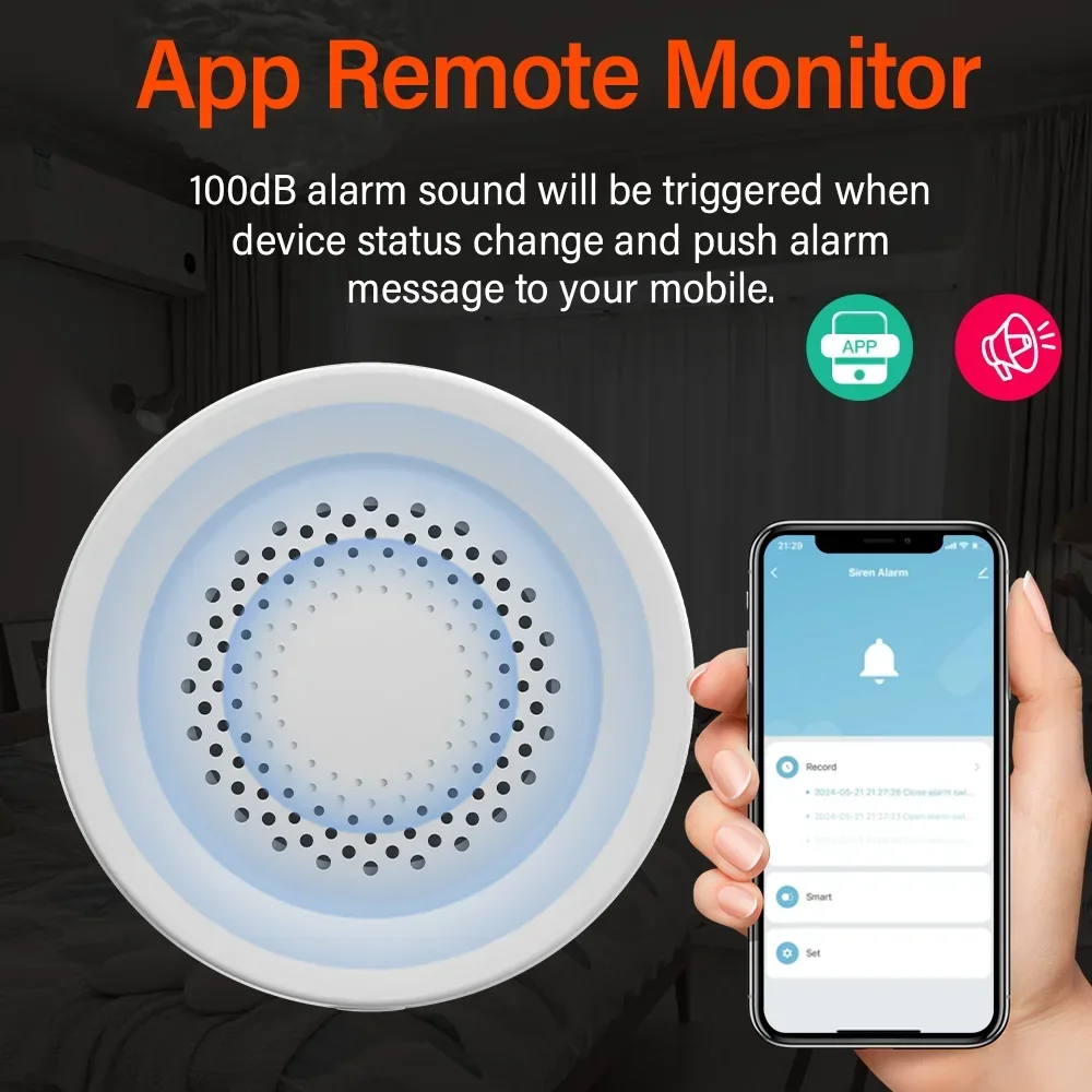 Tuya WiFi Siren Alarm For Smar - Smart Home Yandex reseña y precio