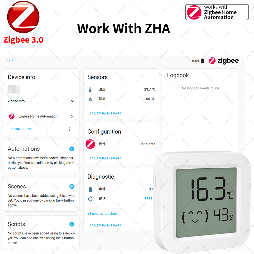 Zigbee 3.0 Sensor Temperature  - Smart Home Yandex reseña y precio
