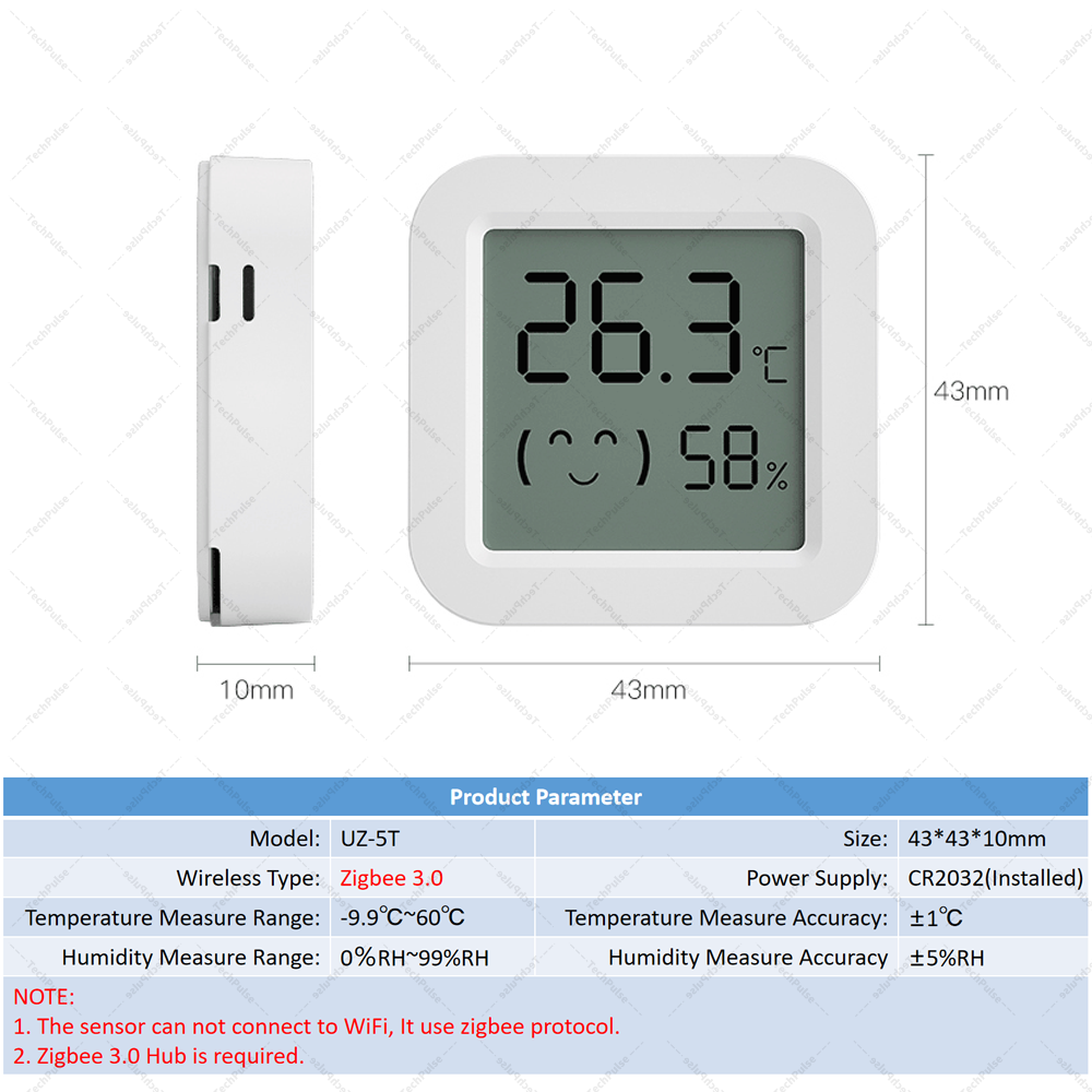 Zigbee 3.0 Sensor Temperature  - Smart Home Yandex reseña y precio