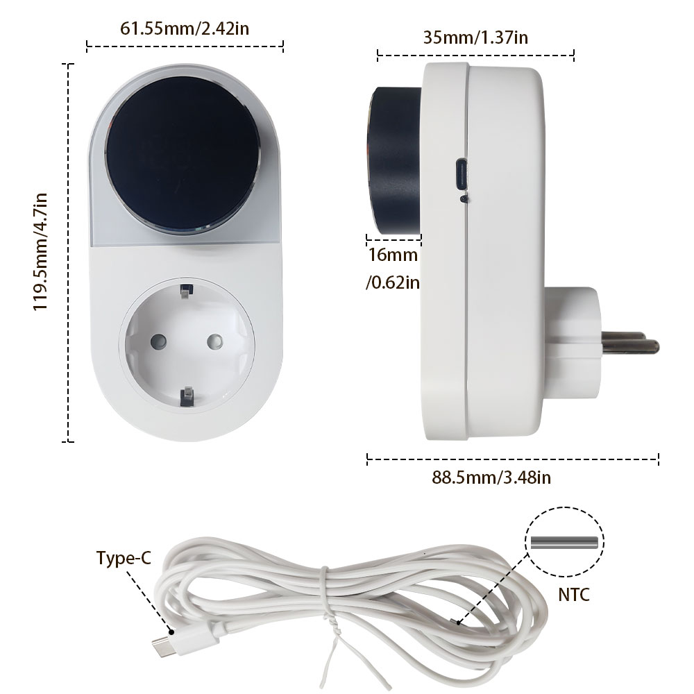 Smart WiFi Thermostat Plug Wit - Wifi Thermostat reseña y precio