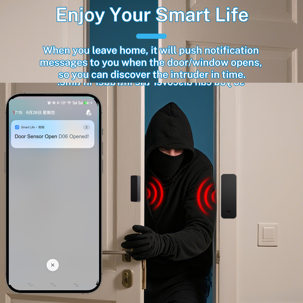 Tuya Zigbee 3.0 WiFi Door Sens - Smart Home Yandex reseña y precio