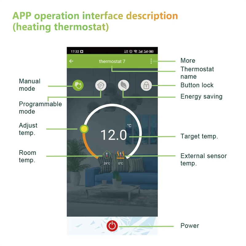 A13E-Smart Wifi Thermostat For - Wifi Thermostat reseña y precio