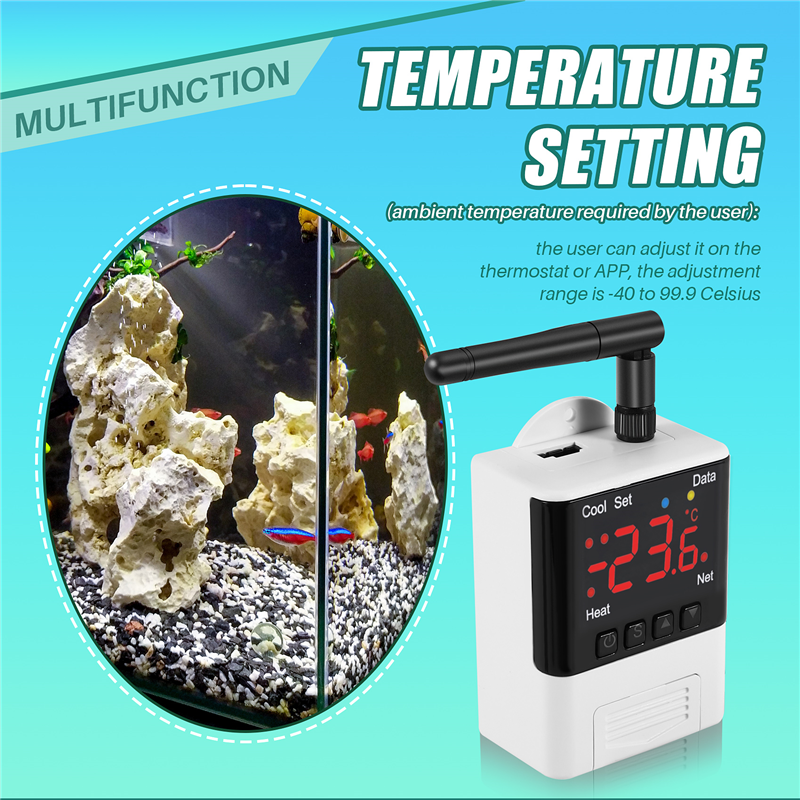 Wireless Wifi Temperature Cont - Wifi Thermostat reseña y precio