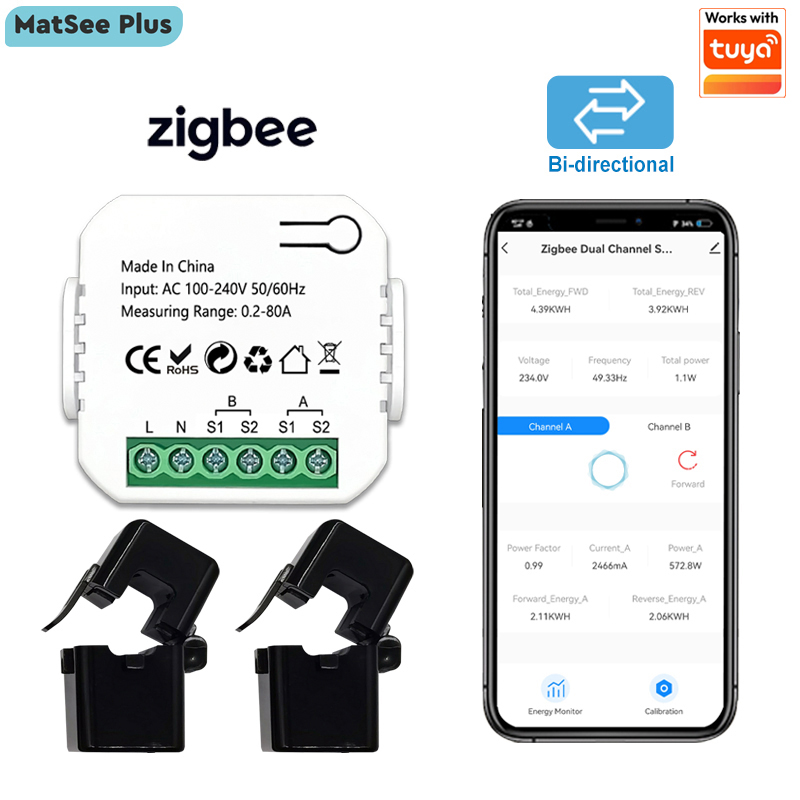 Smart ZigBee Energy Meter Bidi - Smart Energy Monitor reseña y precio