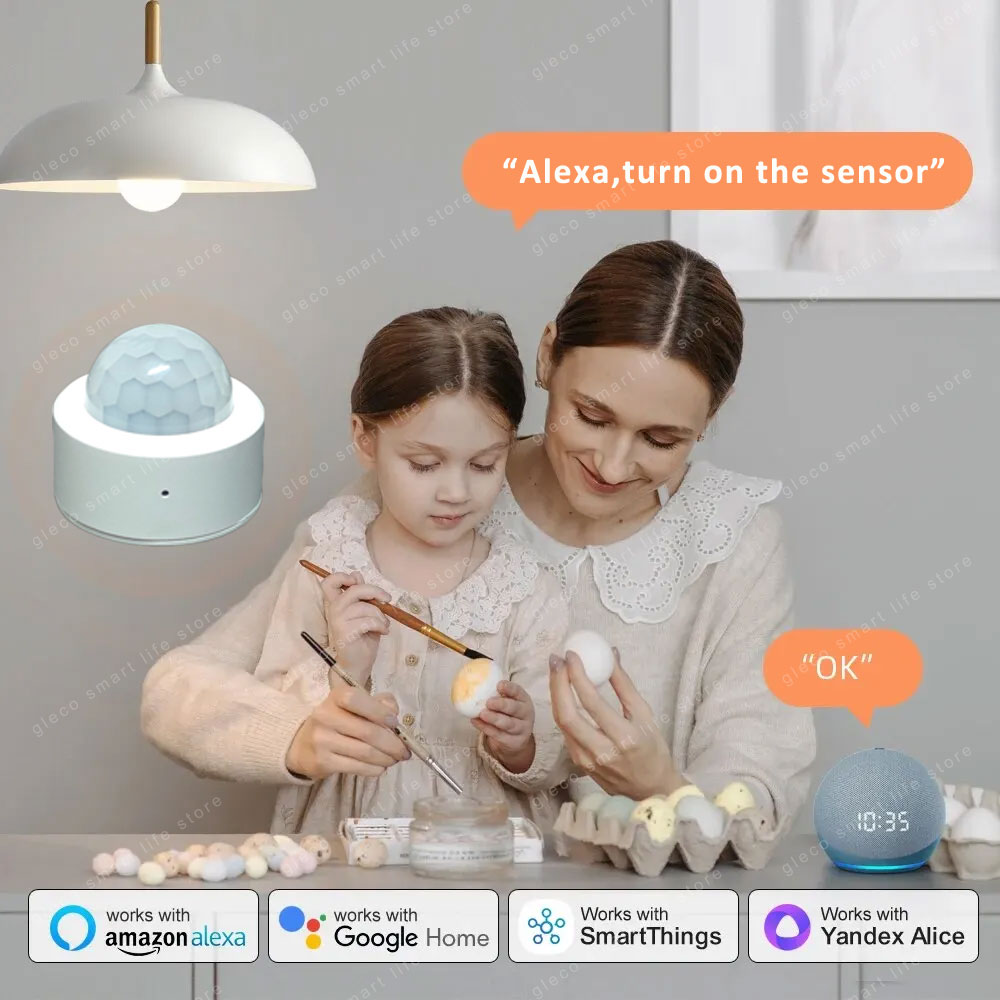 Zigbee PIR Motion Sensor Human - Smart Home Improvement reseña y precio