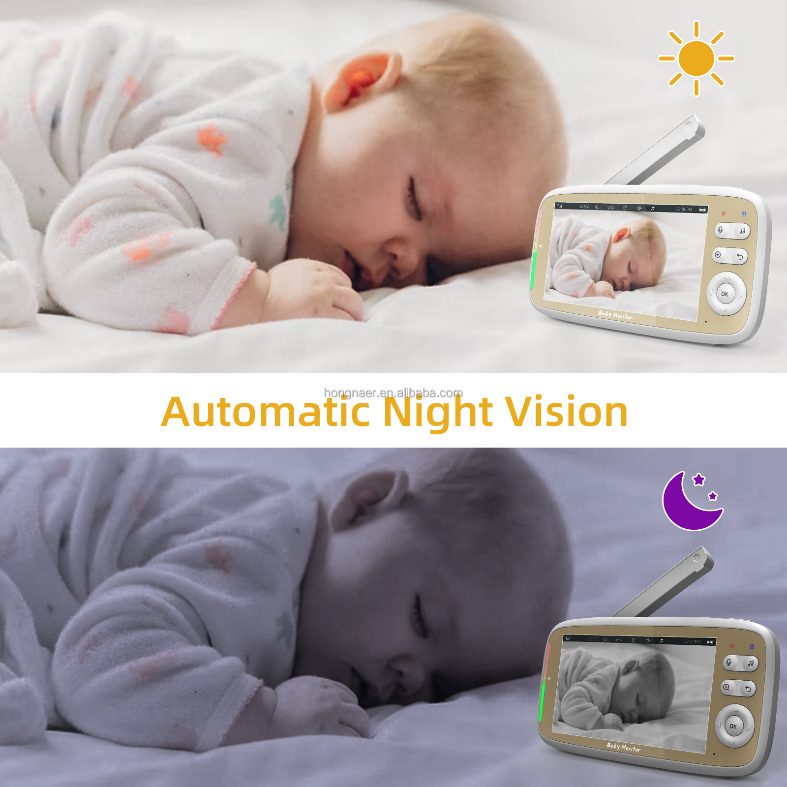 Hongnaer Home Audio Baby CCTV  - Smart Home Cctv reseña y precio