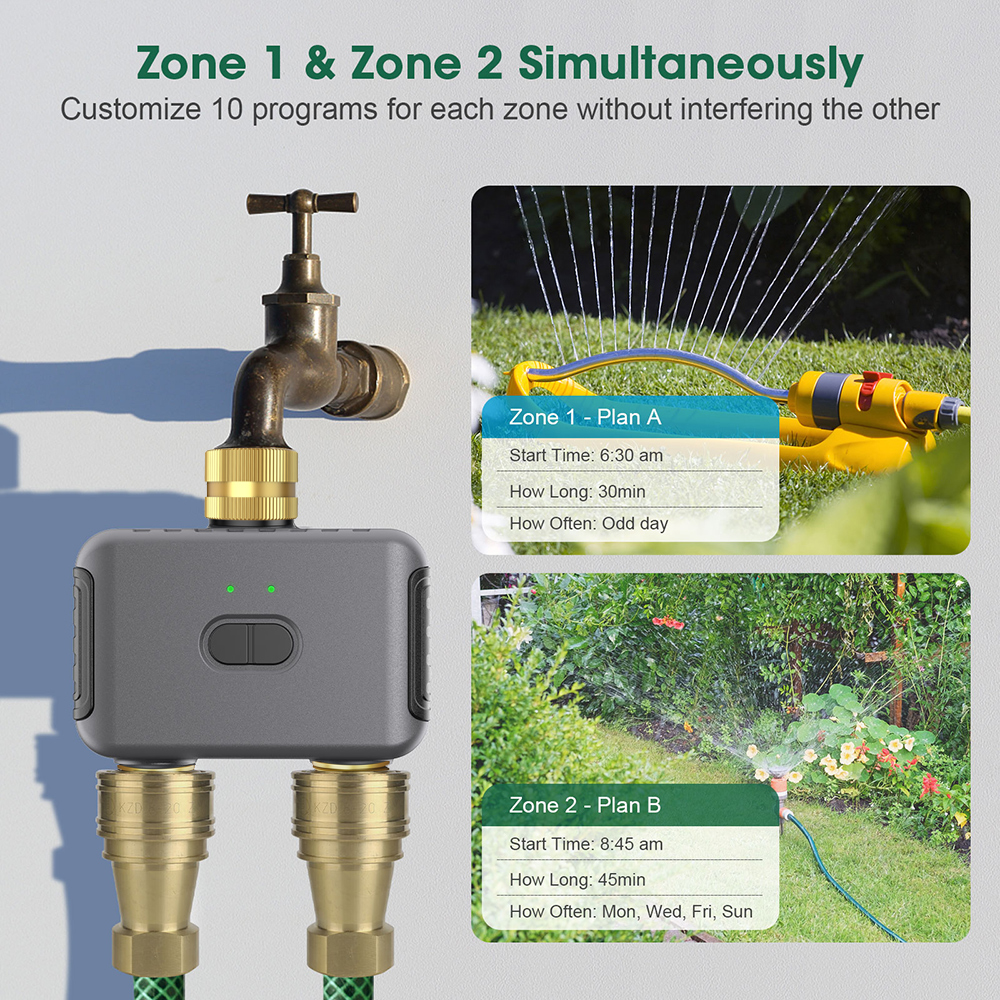 Tuya 2 Zone Watering Timer Gar - Smart Home Device reseña y precio