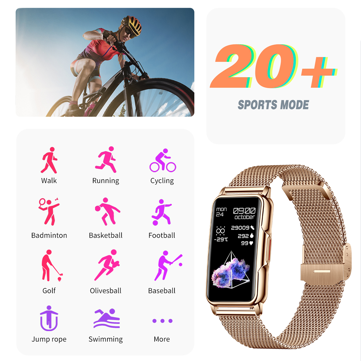 LIGE Smart Watch Men Women Fit - Smart Energy Monitor reseña y precio